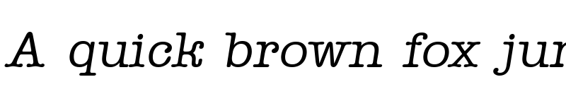 Preview of a_OldTyper Italic