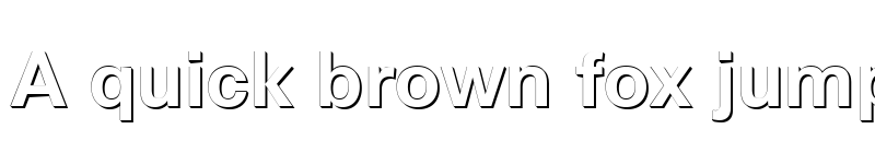 Preview of a_ReportSans3Dxtr Bold