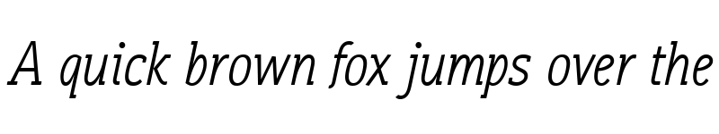 Preview of Aaux OfficeItalic Regular