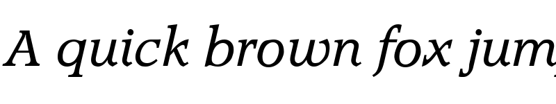 Preview of Accord SF Italic