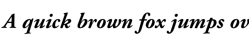 Preview of AGaramond BoldOsF Italic