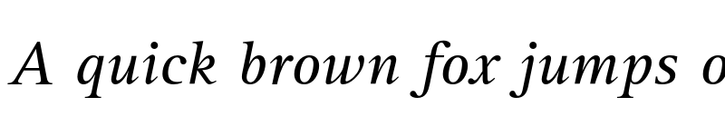 Preview of AgfaRotisSerif Italic