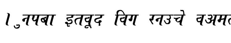 Preview of Ajay Normal Bold Italic