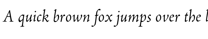 Preview of AJenson Italic