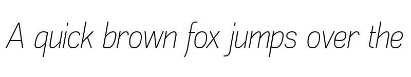 Preview of Akazan Light Italic