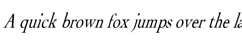 Preview of Albatross Italic