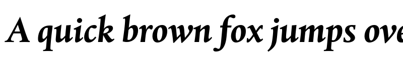 Preview of Albertina MT Std Bold Italic