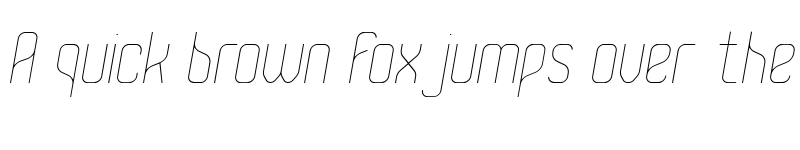 Preview of Alegra Hairline Italic