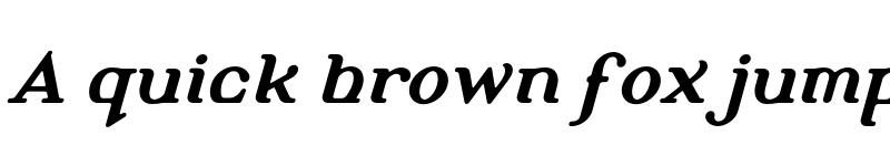 Preview of AlembicBeta One Bold Italic