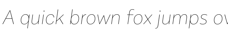 Preview of AlergiaNormal Hairlineitalic