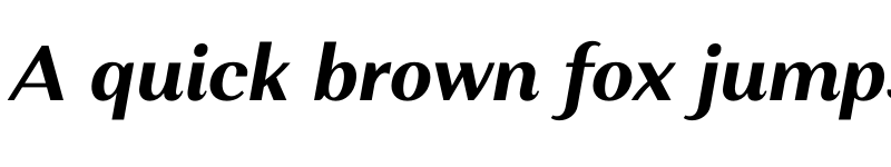 Preview of Alethia Next Bold Italic