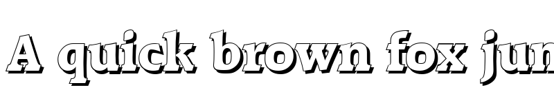 Preview of AliBeckerShadow-ExtraBold Regular