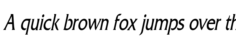 Preview of AllianceCondensed Italic