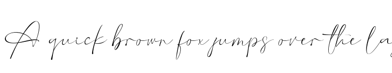 Preview of Amolina Boutique Script Regular