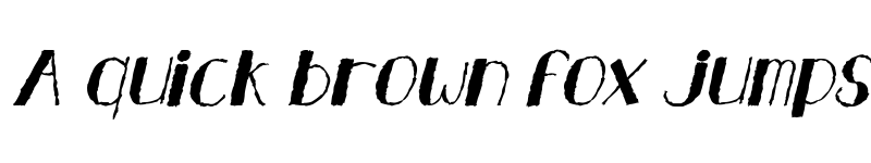 Preview of Analeigh Rough Italic