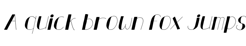 Preview of Analeigh Thin Italic