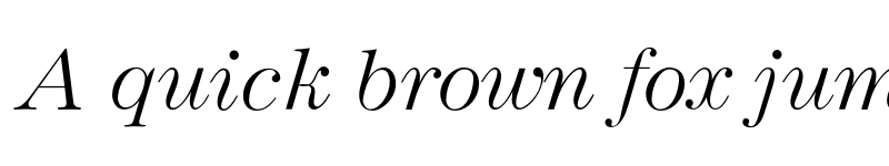 Preview of Andrich Minerva Italic