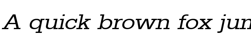 Preview of AnitaBeckerExtended Italic