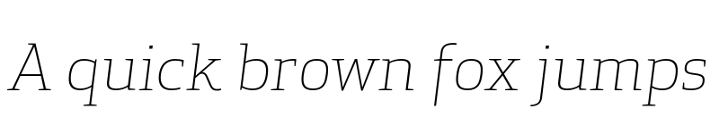 Preview of Apex Serif Light Italic Regular