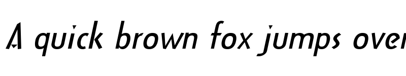 Preview of ArcaneBroad Italic