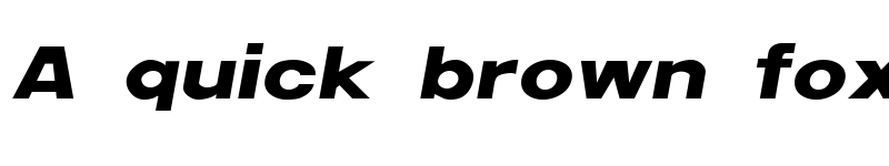 Preview of Arena Black Extended Italic