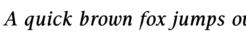 Preview of Aretino Semibold Italic