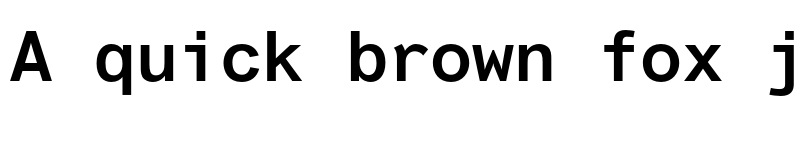 Preview of Arial Monospaced MT Std Bold