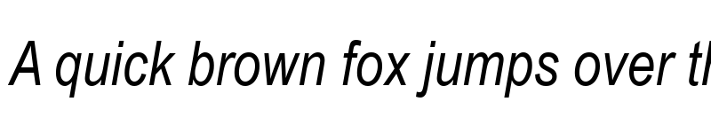 Preview of Arial Narrow Italic