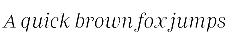 Preview of Arise ExtraLight Italic