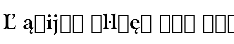 Preview of Arrus Ext BT Bold Extension