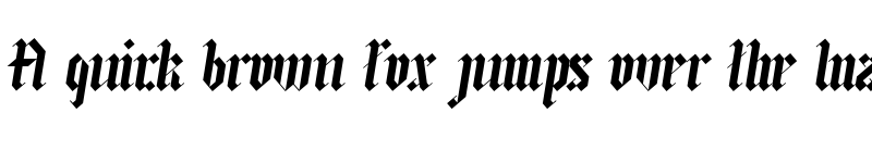 Preview of ArthurBlack Italic