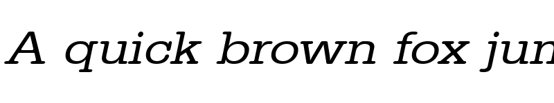 Preview of AstridBeckerExtended Italic