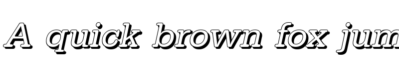 Preview of AstridBeckerShadow Italic