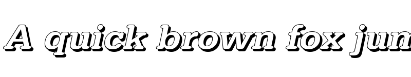 Preview of AstridBeckerShadow-Medium Italic