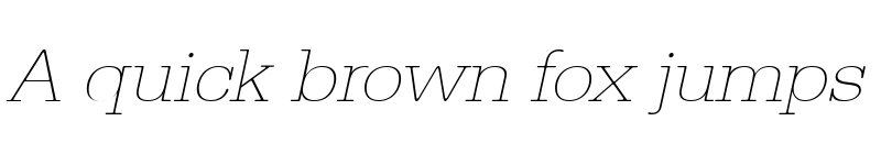 Preview of AstridBeckerWideXlight Italic