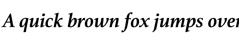 Preview of Athelas Bold Italic