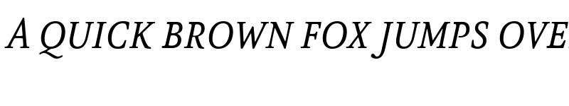 Preview of AtmaSerifTF-BookItalicQC Regular