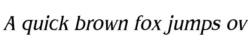 Preview of Bangle Condensed Italic