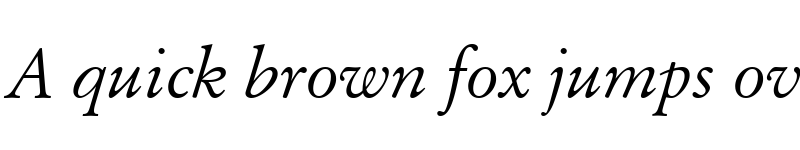 Preview of Baramond Italic