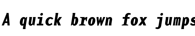 Preview of BaseMonoNarrowBoldItalic Bold Italic