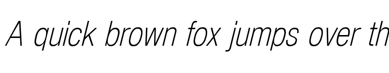 Preview of Basic Sans Light SF Italic