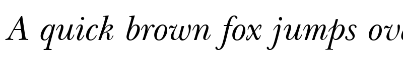 Preview of Basker Hand URW Italic