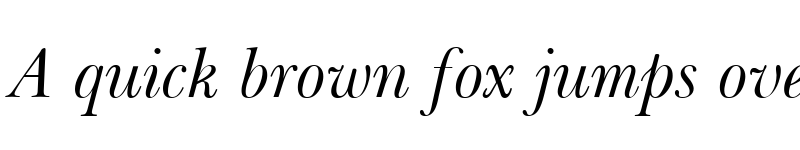 Preview of Baskerton Italic