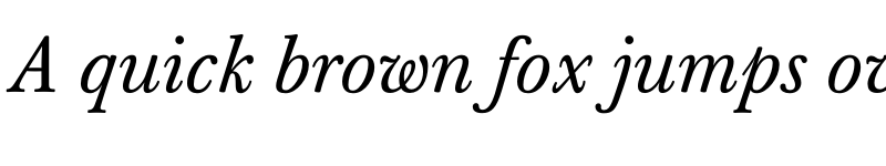 Preview of Baskerville 10 Pro Italic