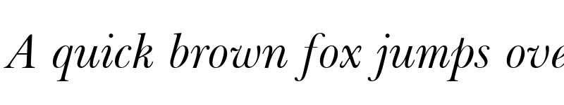 Preview of Baskerville BT Italic
