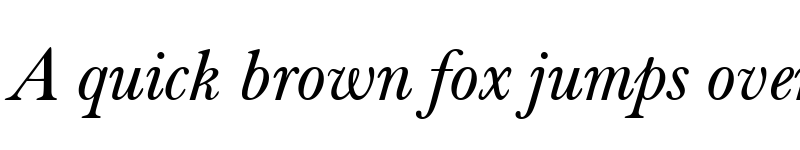 Preview of Baskerville Classico Italic