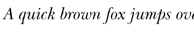 Preview of Baskerville Handcut ITALIC