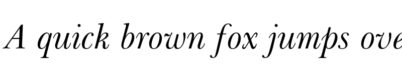 Preview of Baskerville Italic