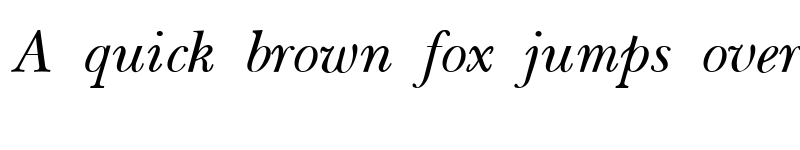 Preview of Baskerville Light SSi Light Italic