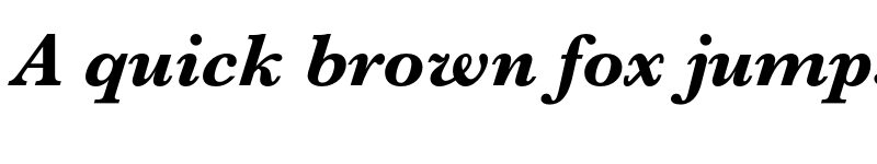 Preview of Baskerville MT Std Bold Italic